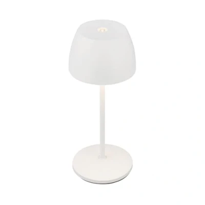 Imagen de Briloner Lámparas de mesa LED recargables Cilano, antracita, estación carga, set