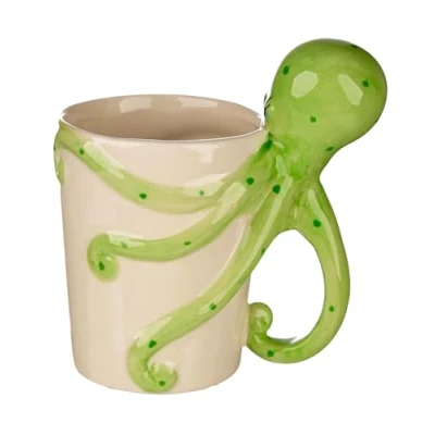 Imagen de Funky SMUG06 Taza con asa en forma de pulpo, cerámica, altura 11 14cm, anchura 12 13cm, diámetro 8.5cm