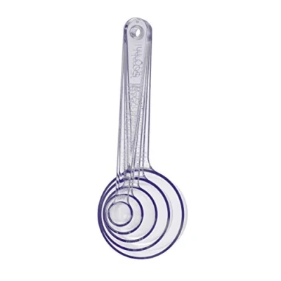 Imagen de Gastromax 6404 90 Juego de cucharas medidoras (5 piezas, plástico), color transparente