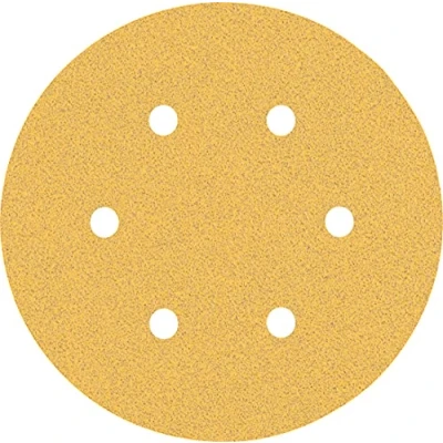 Imagen de Bosch Professional 5 x Lijas Expert C470 con 6 agujeros, para Madera dura, Pintura sobre madera, 150 mm, Grano 80, Accesorios Lijadora excéntrica