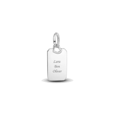 Imagen de Charm colgante Pandora ME 398611C00 rectangular