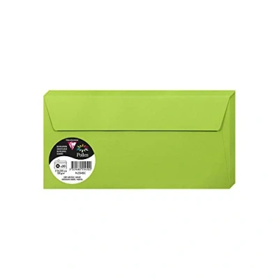 Imagen de Clairefontaine 50078C Lote de 20 sobres Pollen, 140 x mm, color verde menta 110 220 mm