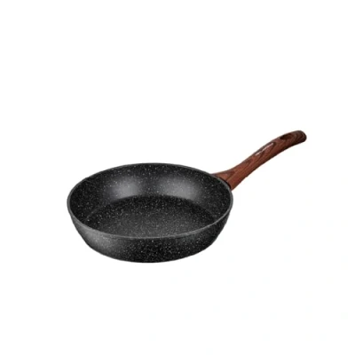 Imagen de FLORINA MASTER BLACK Sartén de aluminio 28 cm Revestimiento antiadherente Para todo tipo placas, incluida inducción Mango ergonómico soft touch Resistente al calor