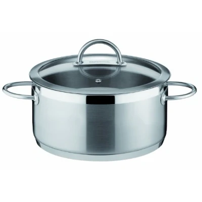 Imagen de Tescoma Cacerola 18CM C/Tapa Vidrio Vision 2L, Multicolor