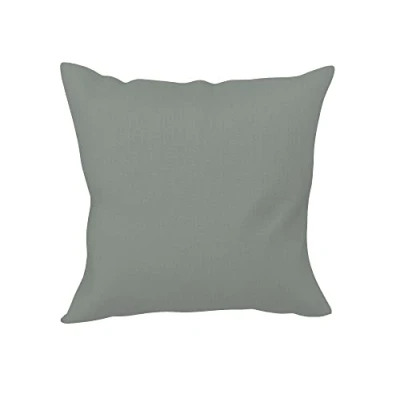 Imagen de POKAR Cojín Decorativo Impermeable 40 x cm para Europalet, Jardín o Terraza, Sofá de Paletas, Interior y Exterior, sin Palés, Gris