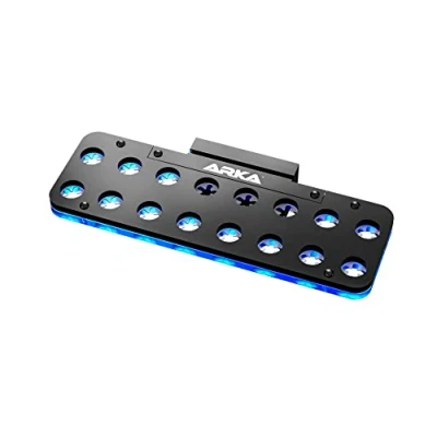 Imagen de ARKA myREEF FRAG Rack con 16 Agujeros Soporte esquejes de Coral Fuertes imanes para acuarios Marinos, Incl. fusibles Silicona, diámetro los Aprox. 15 mm.