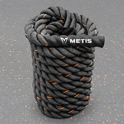 Imagen de METIS Cuerda de Batalla │Battle Rope Fitness │ Longitud 9m/12m/15m Grosor 38/50mm (9m, 50mm)