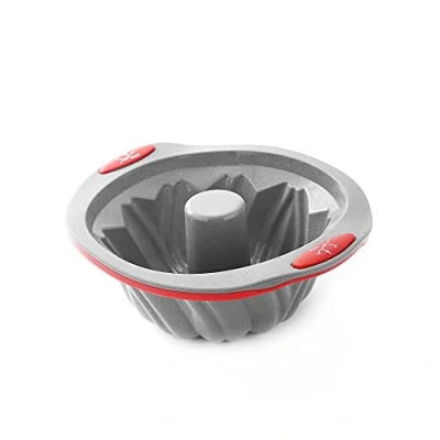 Imagen de Jata Hogar MC61 Molde para roscón, color gris y rojo