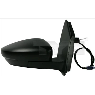 Imagen de Espejo retrovisor Tyc 337 0185 derecha convexo, para ajuste elect. espejo, calefactable VOLKSWAGEN: Polo V Hatchback
