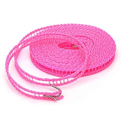 Imagen de Cuerda tendedero Nylon a Prueba de Viento al Aire Libre 5m 16,4 pies, Viaje portátil, Percha Campamento o Tender Ropa doméstico