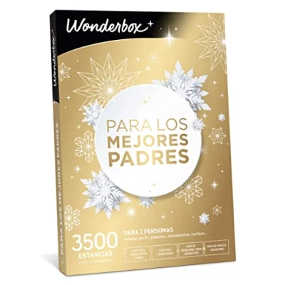 Imagen de WONDERBOX Caja Regalo para los Mejores Padres 1 o 2 Noches con Desayuno y Cena Actividad de Bienestar Personas 3500 estancias en España Europa Ideas