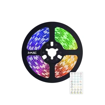 Imagen de Tira LED RGB USB + mando a distancia 5M