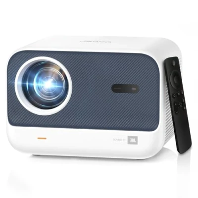 Imagen de Proyector 4K【Sound by JBL &amp; 1s Auto Focus】 700ANSI Full HD 1080P Nativo Portátil, YABER WiFi6 Bluetooth Proyector, Smart Cine en Casa/Exterior para Movil/iOS/Android/TV Stick/PS5