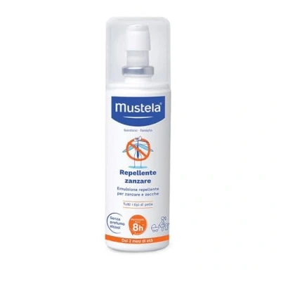 Imagen de Mustela Repelente de Mosquitos, Cara y Cuerpo, Lactantes a partir 2 Meses, Niños,Toda la Familia,Incluso Embarazadas Repele Mosquitos Mosquito Tigre hasta 8 Horas,Garrapatas 7 Horas (100ml)