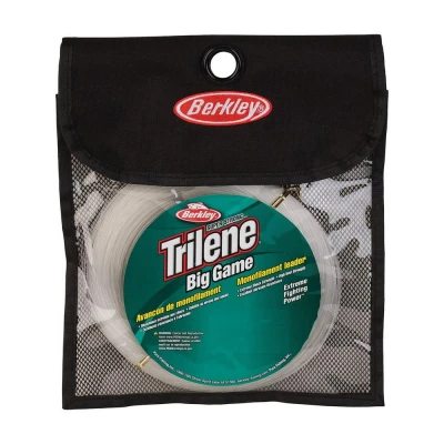 Imagen de BERKLEY Bglc100 15 Trilene Big Game Mono Leaders Clear 0,039 mm 0,99 mm, Unisex, Transparente, 100lb Test