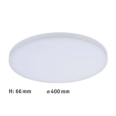 Imagen de Paulmann 79891 Panel LED Velora redondo 400mm 2100lm 3000K, blanco, redondo, luminaria de techo, metal