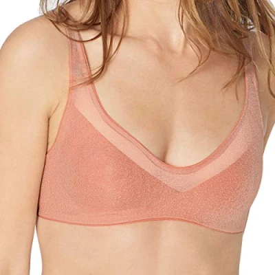 Imagen de sloggi OXYGENE Infinite Soft Bra, Sujetador sin Aros, Mujer, Marrón (Peanut Butter), S