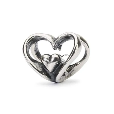 Imagen de Trollbeads Corazón de Cuentas Plata a corazón, Talla única, Plata, No es una Piedra Preciosa