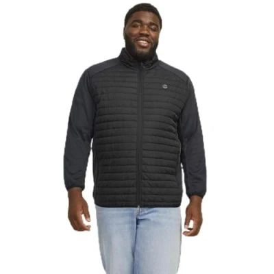 Imagen de JACK &amp; Jones Hybridjacke PLUS SIZE Chaqueta de invierno, Hombre, Talla: 6XL, Black