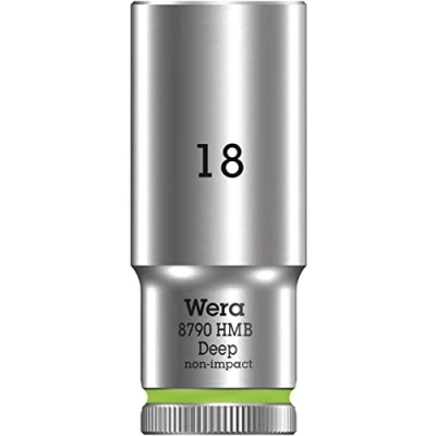 Imagen de WERA 05004540001 8790 HMB Deep 18,0 Llave de vaso larga con arrastre 3/8&quot;