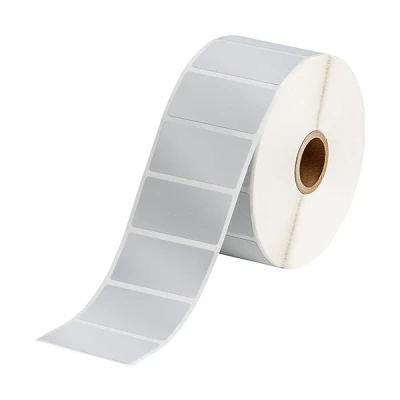 Imagen de BBP12 Brady BPT 17 7563 1 etiqueta poliéster metalizado 50,80 x 25,40 mm