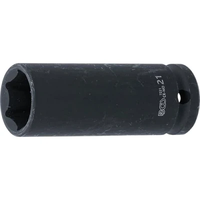 Imagen de BGS 7221 Llaves de vaso impacto hexagonal, largo entrada 12,5 mm (1/2&quot;) 21