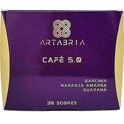 Imagen de Cafe ARTABRIA 5.0 con Garcinia, Naranja Amarga y Guarana, 30 sobres individuales, Estimula Metabolismo, Aumenta gasto Energetico. Pack Hipnotik Casuality