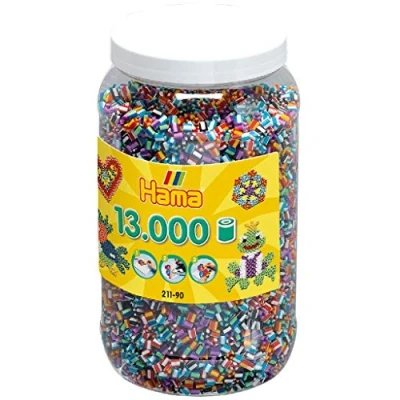 Imagen de Hama 211 90 perlas de 13.000 rayas en Tub , color/modelo surtido