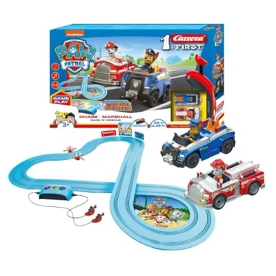 Imagen de Carrera 20063032 FIRST PAW Patrol N&#039; Rescue Slot Car Race Track Set Patrulla Canina, solo, multicolor, 3,5 meters