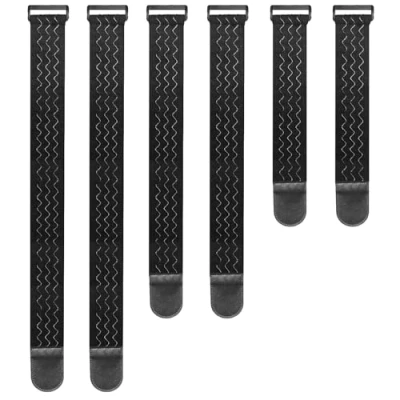 Imagen de Upbeat Cinchas Elástica con Antideslizante 3 tamaños (61/46/30cm x 5cm), Multiusos Textiles Autoadherentes Hebilla para Bicicletas, Pantalones, Maletas, Equipaje, Yoga, Camping, Mangueras, Cables