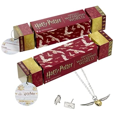 Imagen de Carat 1934 Harry Potter Cracker Cadeau Collier &amp; Boucles d&#039;Oreilles Hedwig