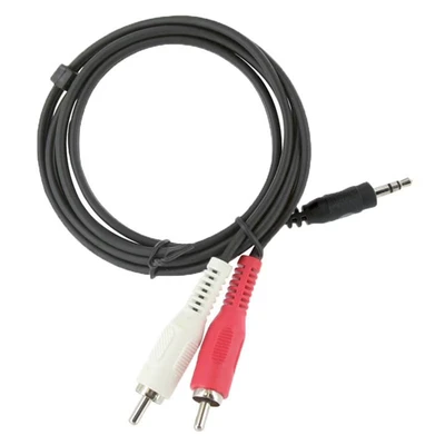 Imagen de Cable EDENWOOD JACK 3,5 / 2 RCA Noir 3