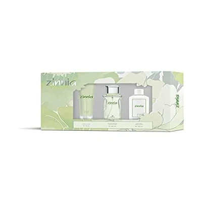 Imagen de Zinnia Classic Estuche De Regalo Para Mujer Edt 100ml + Body Lotion Crema Manos 75ml, color Verde, 100 ml