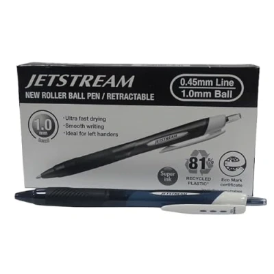 Imagen de Uni ball Rollerball JetStream SXN 150E Negro 1,0mm Caja 12 Uds