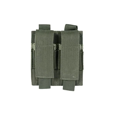 Imagen de Miltec Portacargadores Doble para Pistola de Oliva (fijación Molle), Unisex, Color Verde OD, Talla única