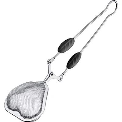 Imagen de Westmark Colador Plegable con Asas de Silicona, Acero Inoxidable 18/8 y Longitud 18,5 cm, 15802270
