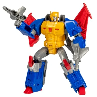Imagen de Transformers Legacy United, Voyager Class, Super God Masterforce Metalhawk, Figura Convertible de 17,5 cm, para niños y niñas a Partir 8 años