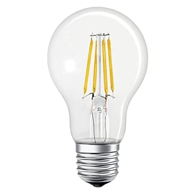 Imagen de LEDVANCE lámpara LED inteligente con Bluetooth Mesh, también controlable Alexa y Google, sustituye a las lámparas convencionales de 60W, blanco cálido (2700K), Dimmable, paquete 2