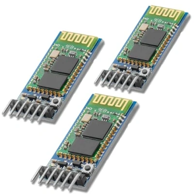 Imagen de 3 unidades Bluetooth HC Módulo 05 Transceptor RF Wireless TTL Serie Compatible con Arduino y Raspberry Pi