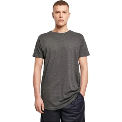 Imagen de Build Your Brand Shaped Long tee Camiseta, Olive, L para Hombre