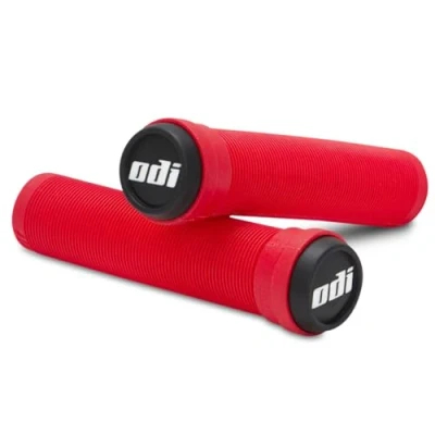 Imagen de ODI Griffe Bmx Longneck Sl Flangeless, Puños para manillar (sin anillas), Rojo, 143 mm