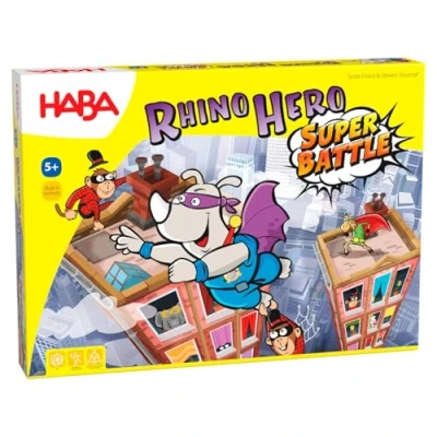 Imagen de Haba 302808 Juego de construcción Rhino Hero Super Battle, a partir 5 años.