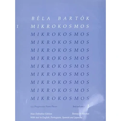 Imagen de Bela Bartok Mikrokosmos Blue: 153 Progressive Piano Pieces; New Definitive Edition 1987 (1)