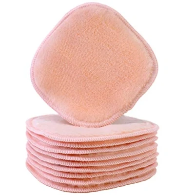Imagen de Polyte Toalla facial desmaquillante de microfibra Hipoalergénica y sin elementos químicos Premium Rosa (13 x 13 cm) Pack 10
