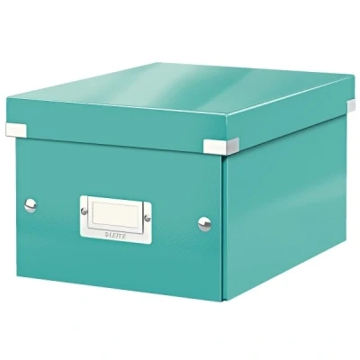 Imagen de Leitz Caja de almacenamiento pequeña A5, Turquesa, Click and Store, 60430051