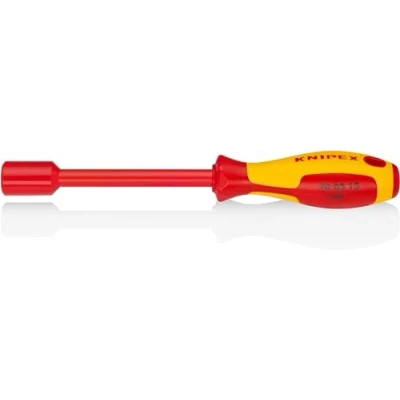 Imagen de Knipex Llave de vaso con mango destornillador bruñido, aislante en dos componentes, según norma VDE 237 mm 98 03 13