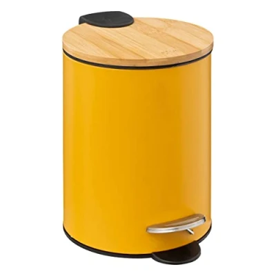 Imagen de 5five Papelera Soft Close 3l Modern Color Amarillo Mostaza