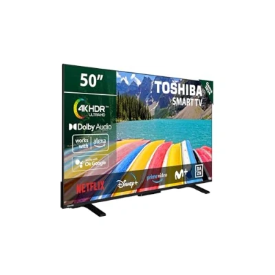 Imagen de TOSHIBA 50UV2363DG Smart TV 4K UHD de 50&quot;, sin Marcos, con HDR10, Dolby Audio, Compatible Asistente Voz Alexa y Google