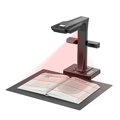 Imagen de CZUR ET16 Plus Escáner de Documentos, Libros HD 16 Megapíxeles, A3 Profesional, Soporte OCR para más 180 Idiomas, Compatible con Mac OS X y Windows, Hogar la Oficina