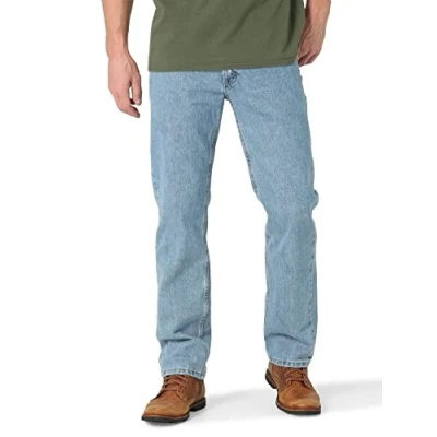 Imagen de Wrangler Men&#039;s Authentics Classic Carpenter Jean, Retro Stone, 42W x 29L
